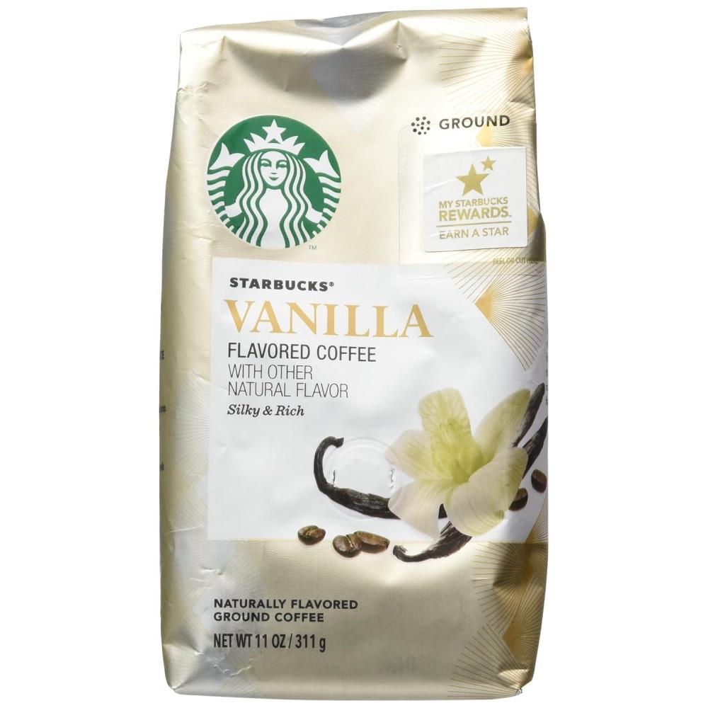 Starbucks Ground Coffee, Blonde Roast Hot or Iced Coffee, Veranda Blend, Six 12 oz Bags​(Velvety and Rich)
