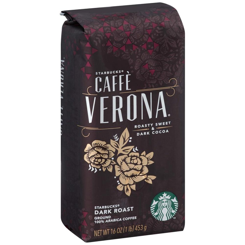 Starbucks K-Cup Coffee Pods, Medium Roast Iced Coffee Blend, Signature Black for Keurig Brewers, 100% Arabica, 6 Boxes (60 Pods Total)(Café Verona)
