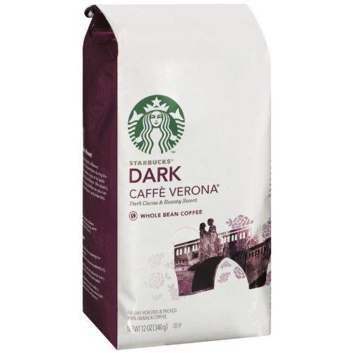 Starbucks K-Cup Coffee Pods, Flavored Hot Cocoa, Classic Hot Cocoa, 60 Keurig Pods(Caffe Verona Whole Bean)