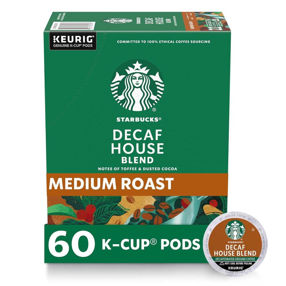 Starbucks K-Cup Coffee Pods, Flavored Hot Cocoa, Classic Hot Cocoa, 60 Keurig Pods(Decaf House)