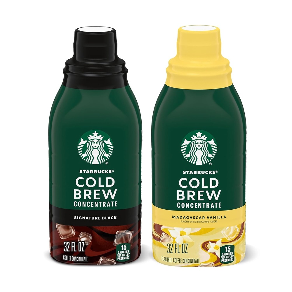 Starbucks Cold Brew Coffee Concentrate, Pumpkin Spice Flavored, Limited Edition, 100% Arabica, Multi-Serve Bottle (32 Fl Oz)(Cold Brew)