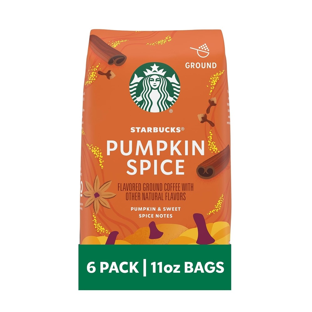 Starbucks Ground Coffee, Sunsera Blend, 100% Arabica, 1 Bag (40 Oz)(Pumpkin Spice)