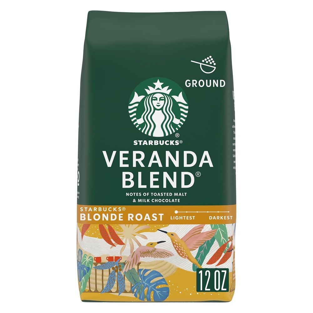 Starbucks Ground Coffee, Sunsera Blend, 100% Arabica, 1 Bag (40 Oz)(Veranda Blend)
